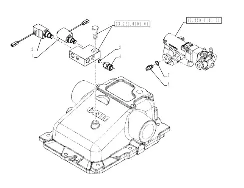 87604423 - Датчик давления
