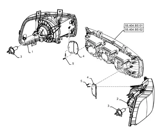 87455673 - Левая фара
