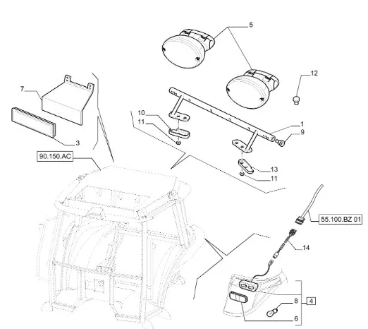 87722267 - Светоотражающий катафот